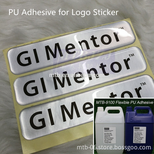 Crystal Clear Polyurethane Adhesive and Hardener Resin Liquid PU Glue
